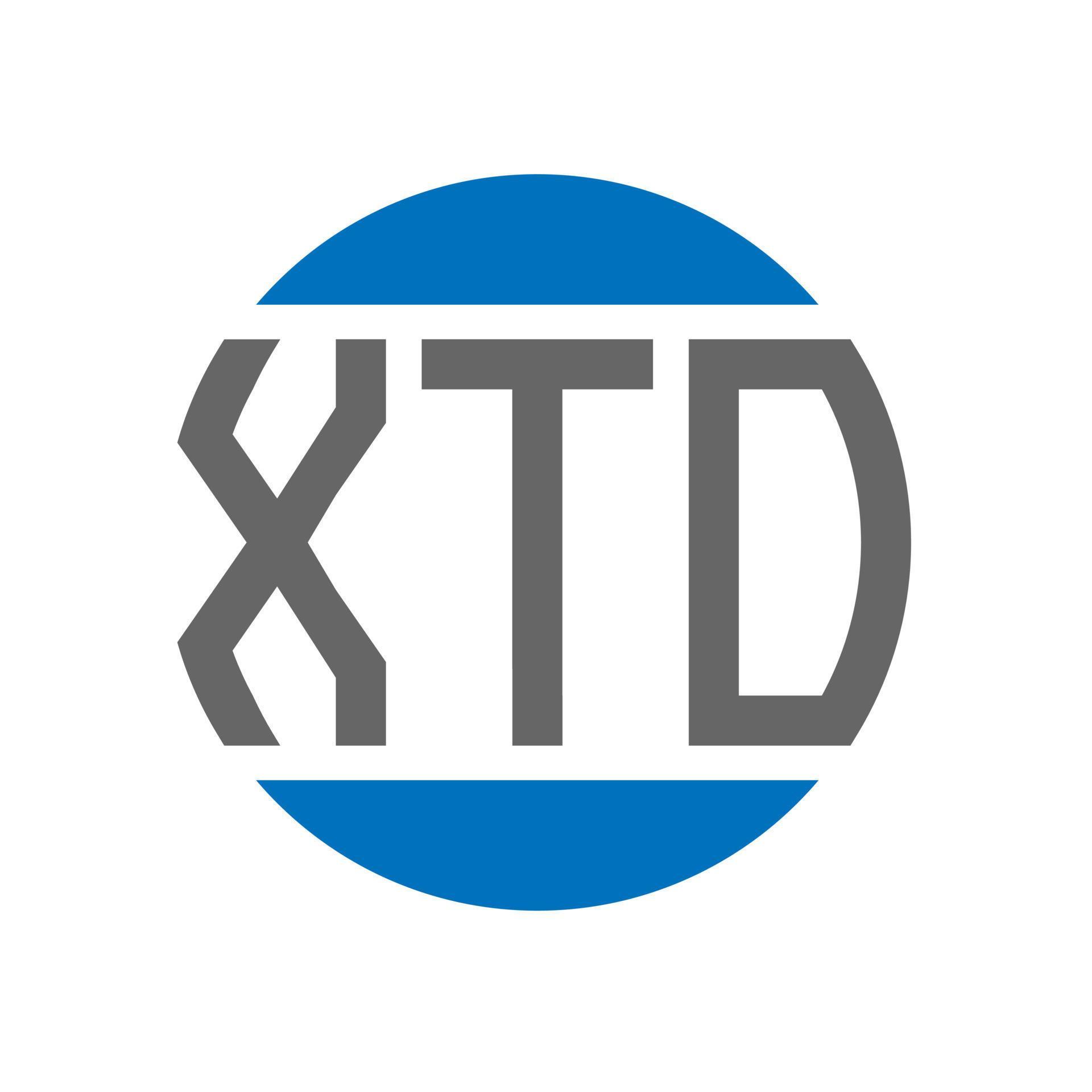 XTO letter logo design on white background. XTO creative initials