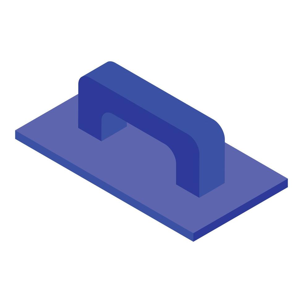 Grout tool icon, isometric style vector