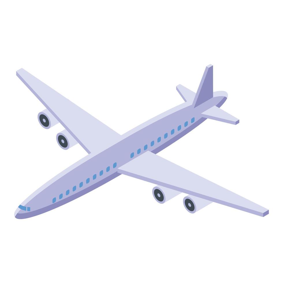 Airplane repair icon, isometric style vector