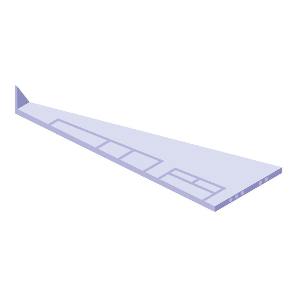 Aircraft repair plane icon, isometric style vector