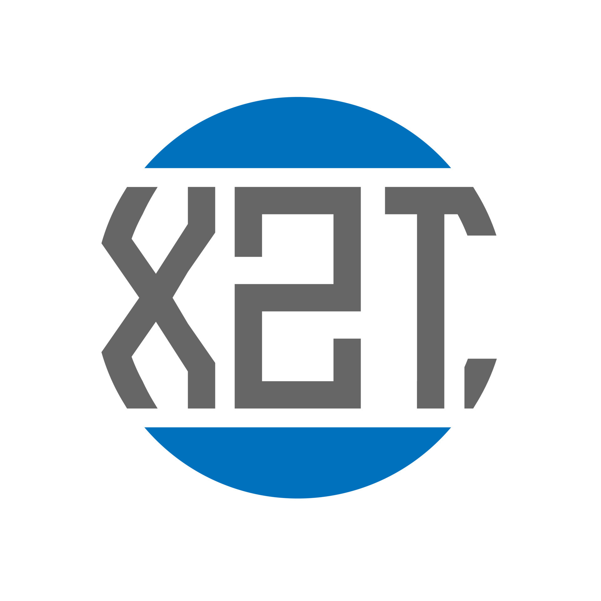 XZT letter logo design on white background. XZT creative initials