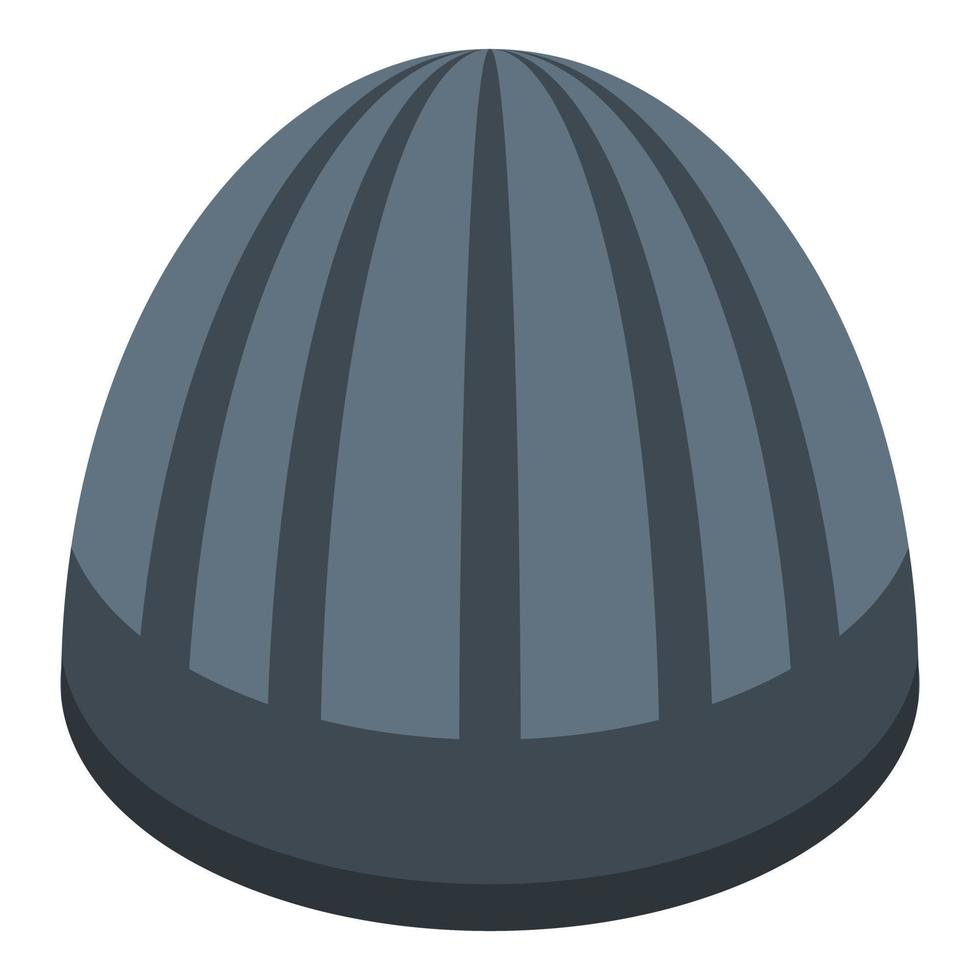 icono de gorro de invierno chico, estilo isométrico vector