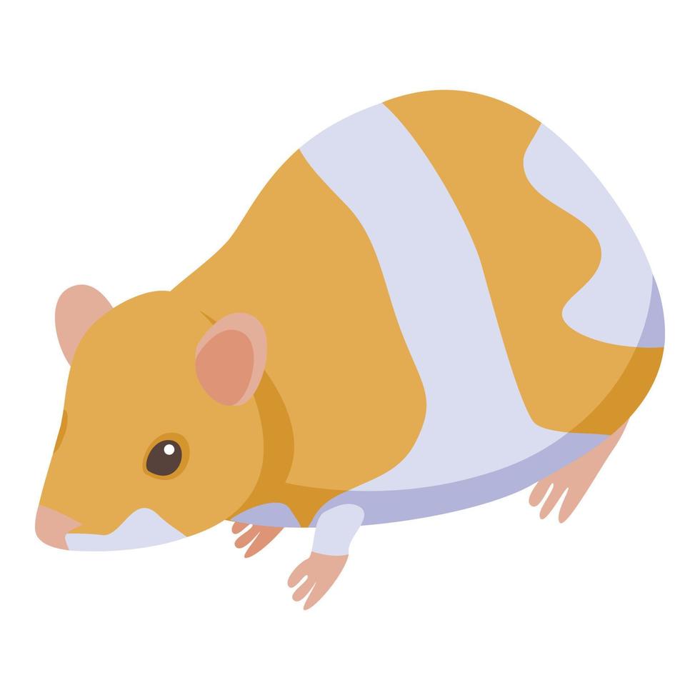 icono de ratones domésticos, estilo isométrico vector