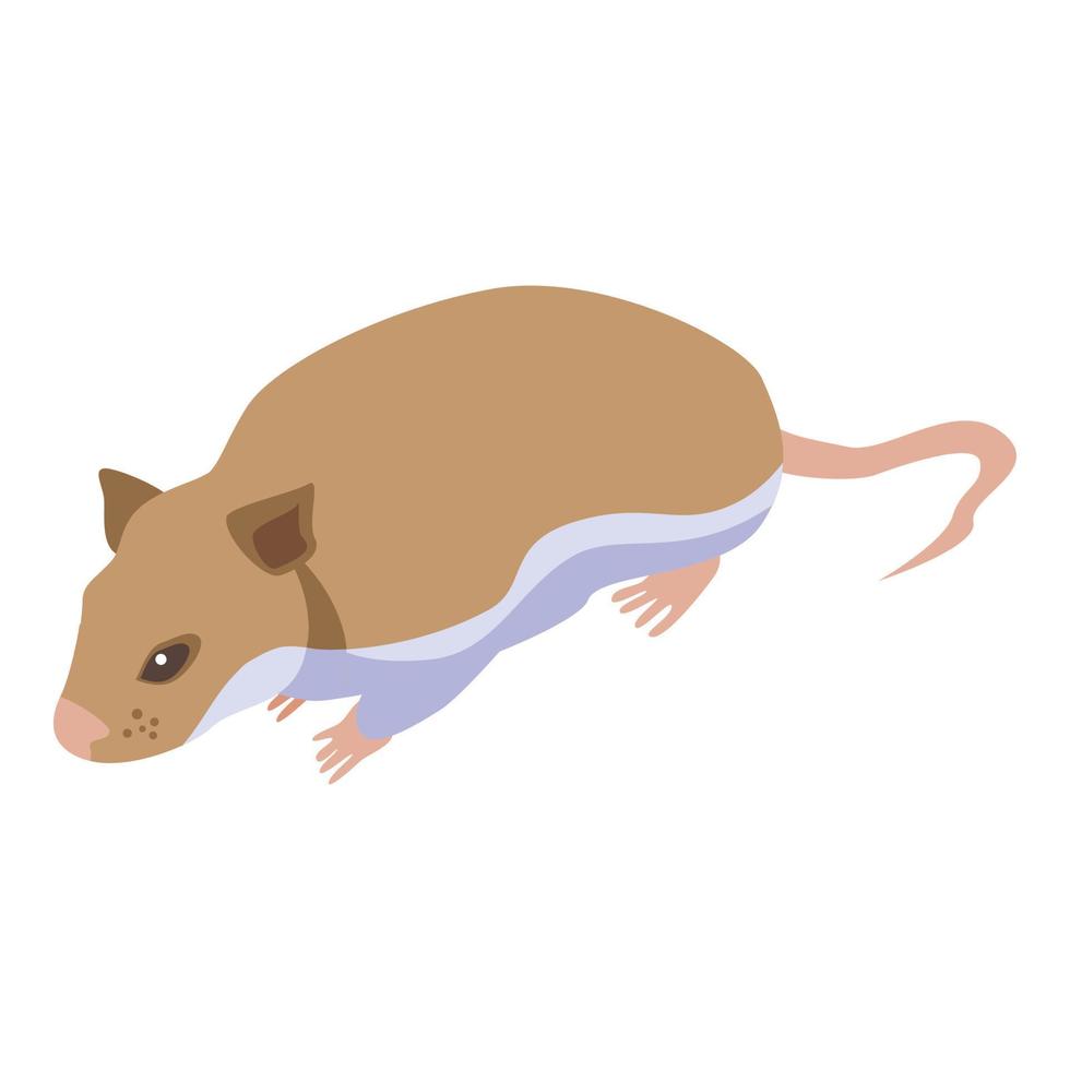 Small mice icon, isometric style vector