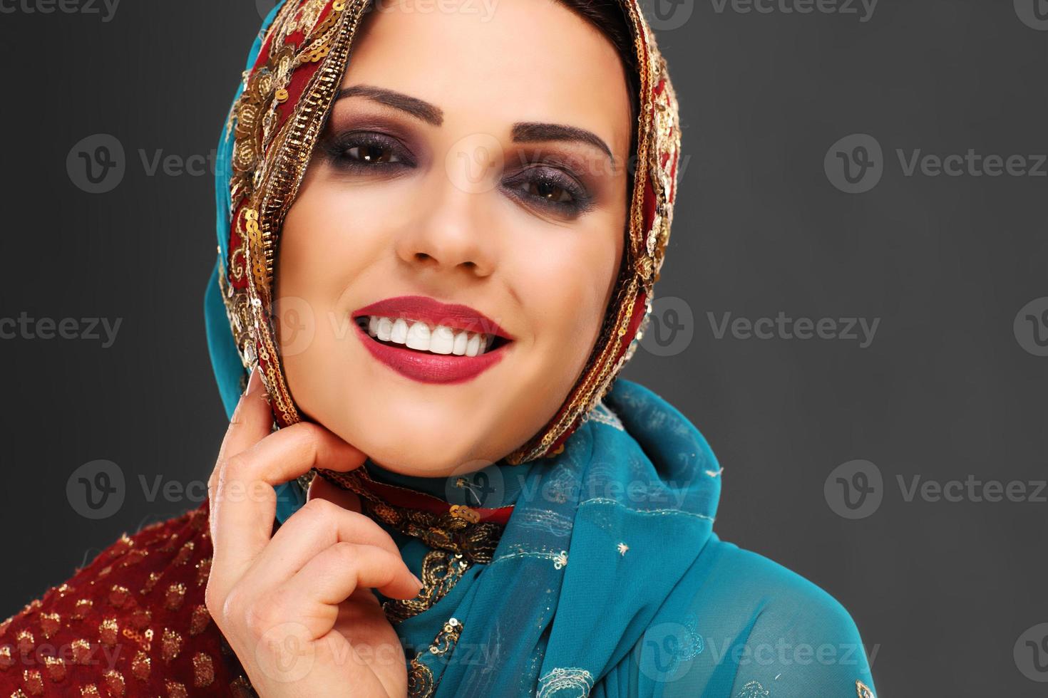 Beautiful arabic woman photo