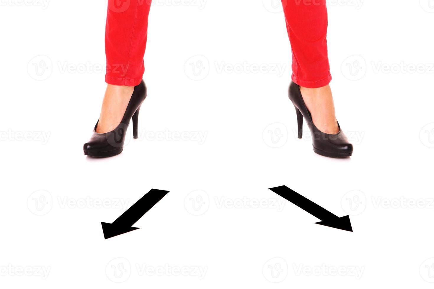 Which way to choose concept photo