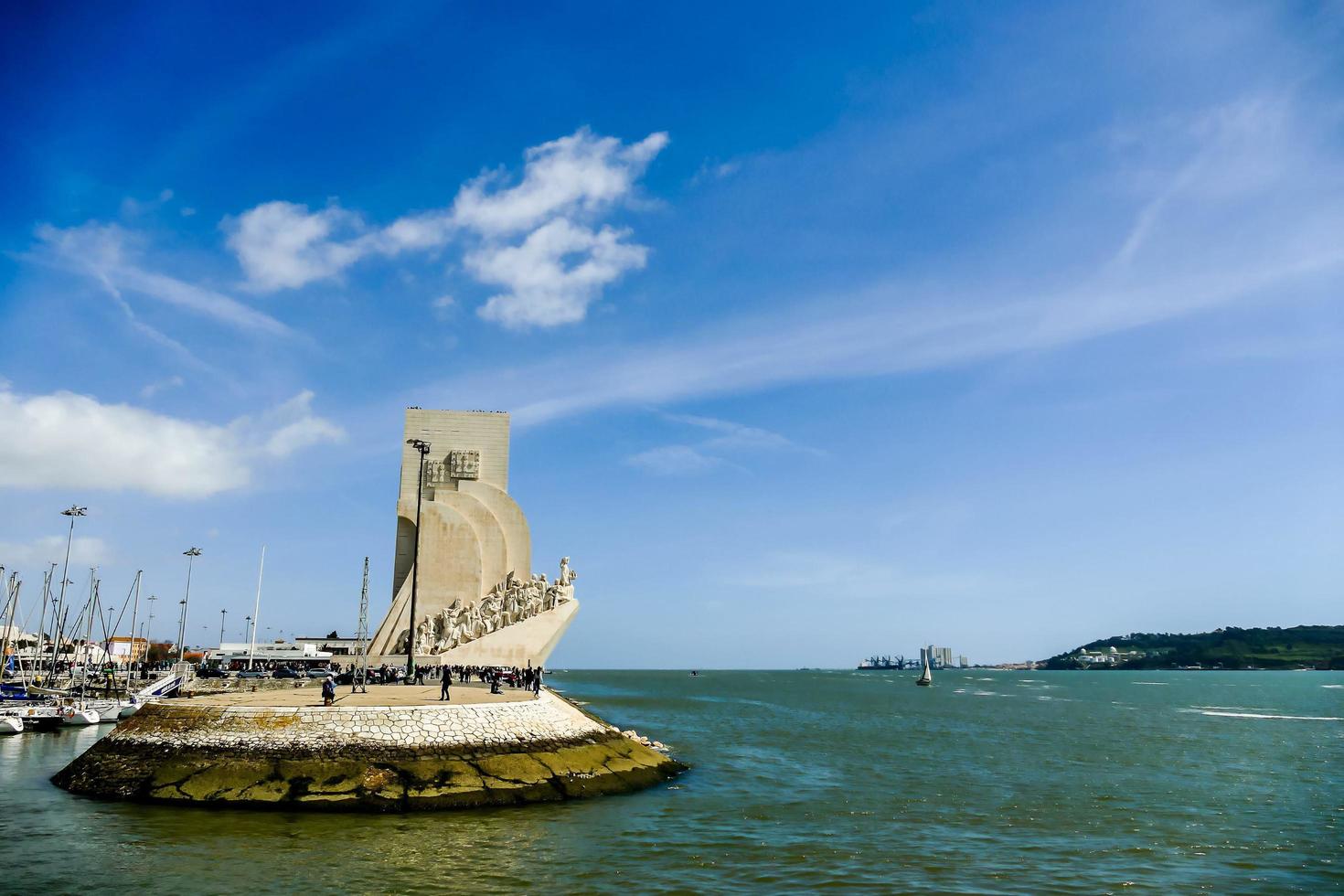 Monument to the Discoveries in Lisbon, Portugal, circa June 2022 photo