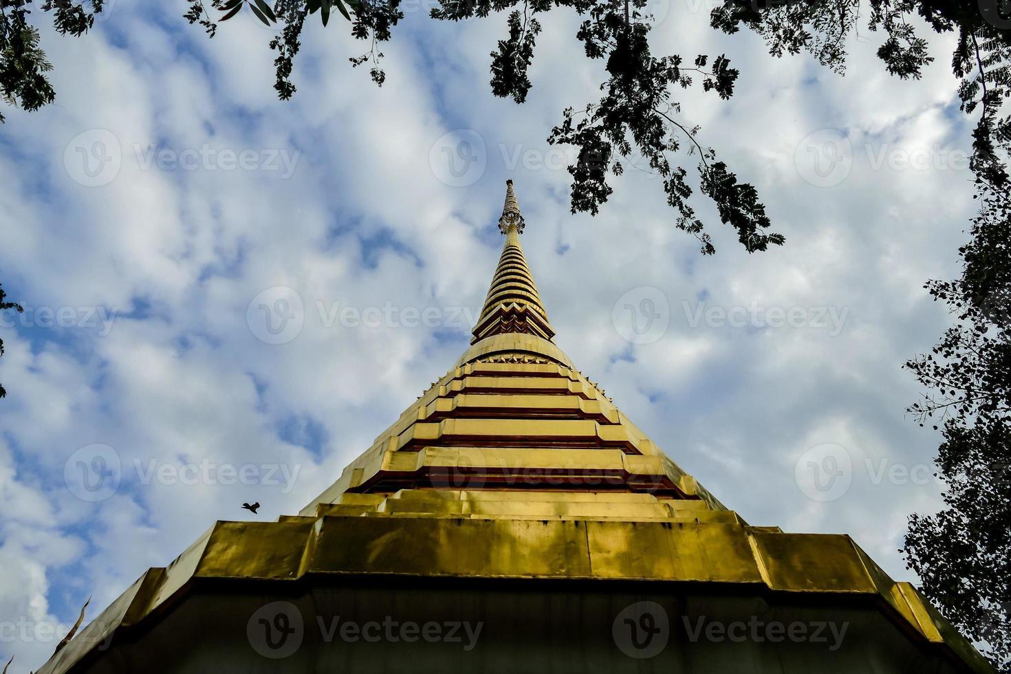 Ancient Buddhist temple in East Asia photo