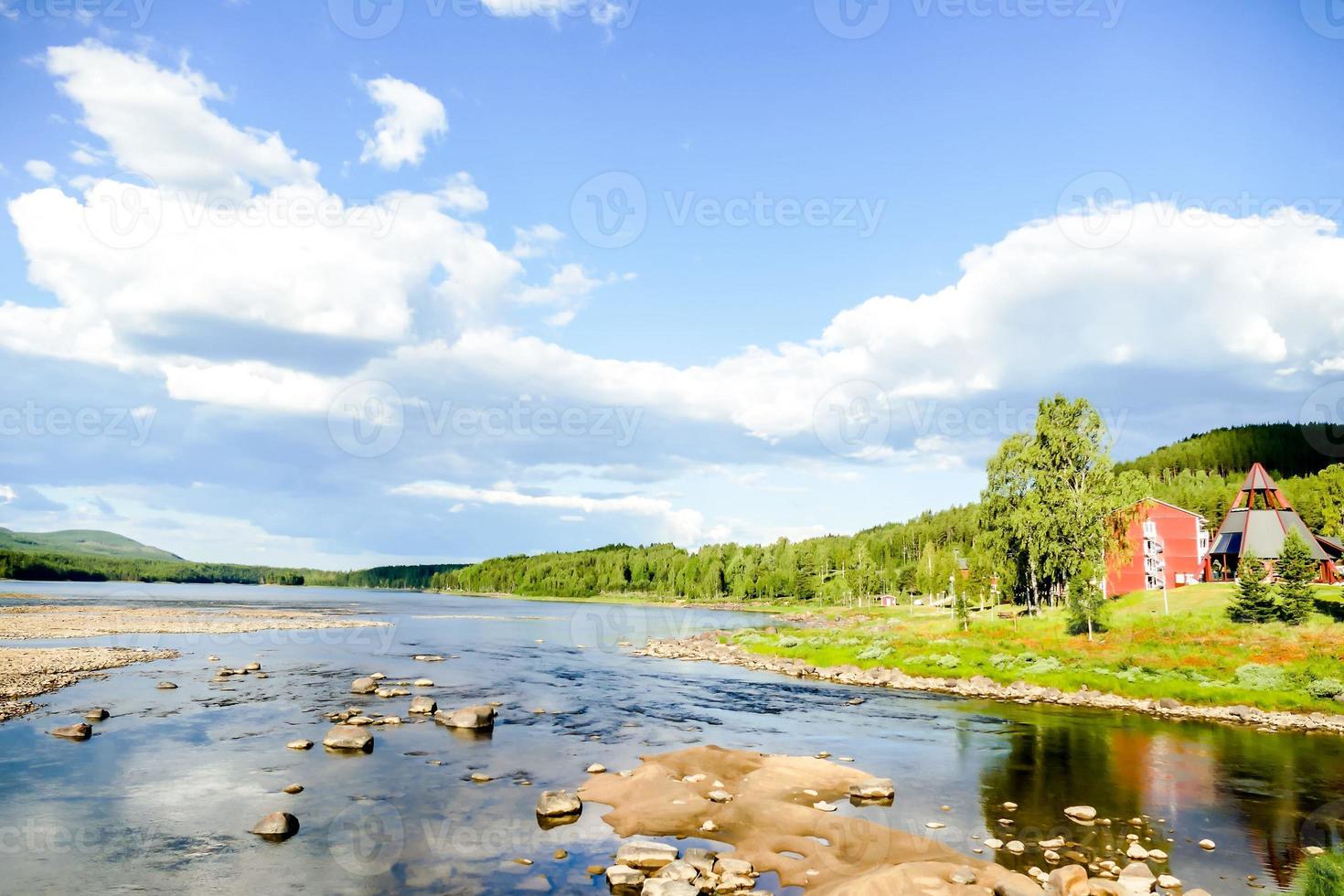 Landscape in Sweden, Europe photo