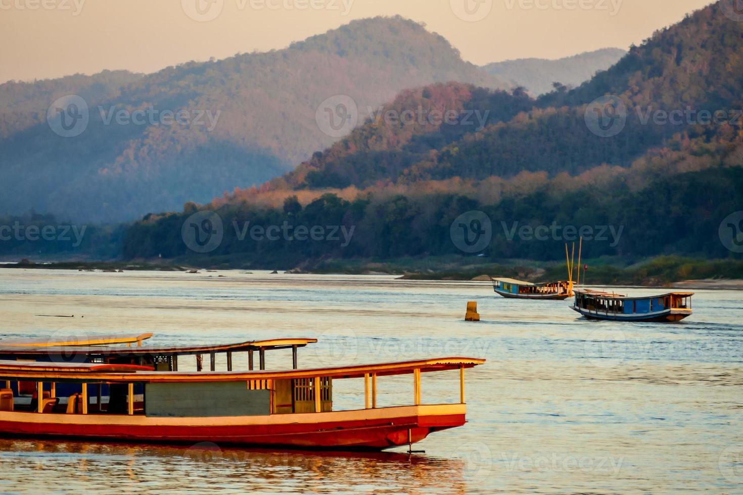 Rural landscape in East Asia photo