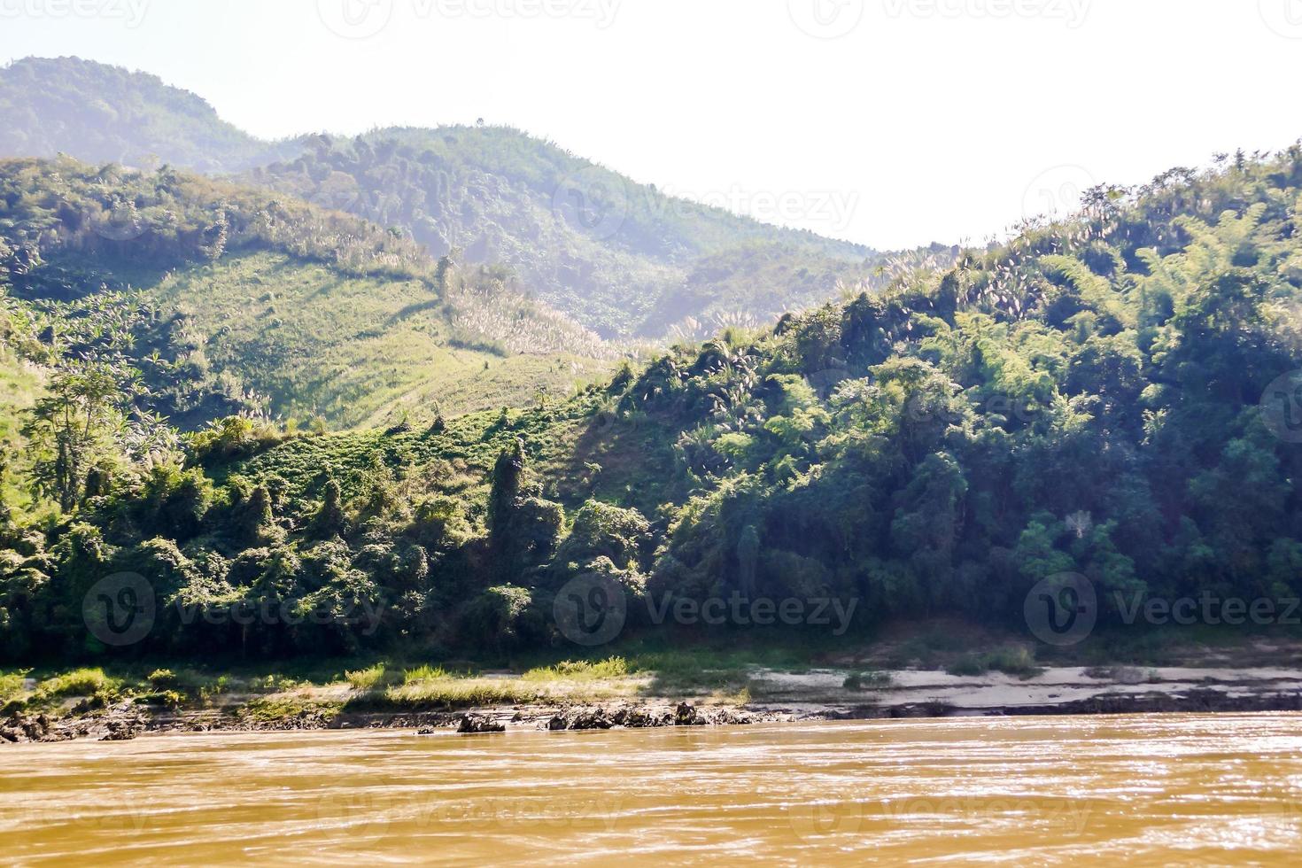 Rural landscape in East Asia photo