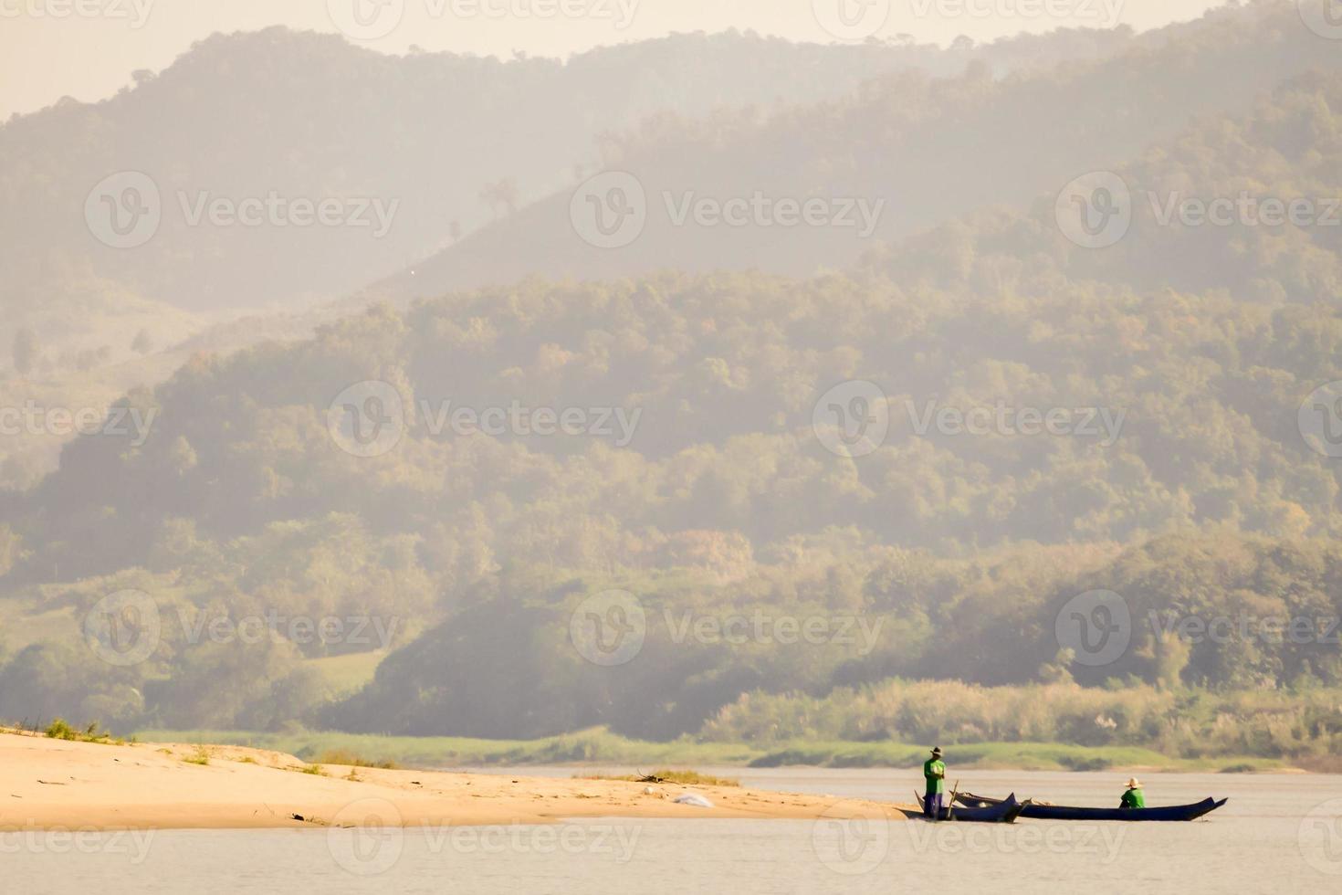 Rural landscape in East Asia photo