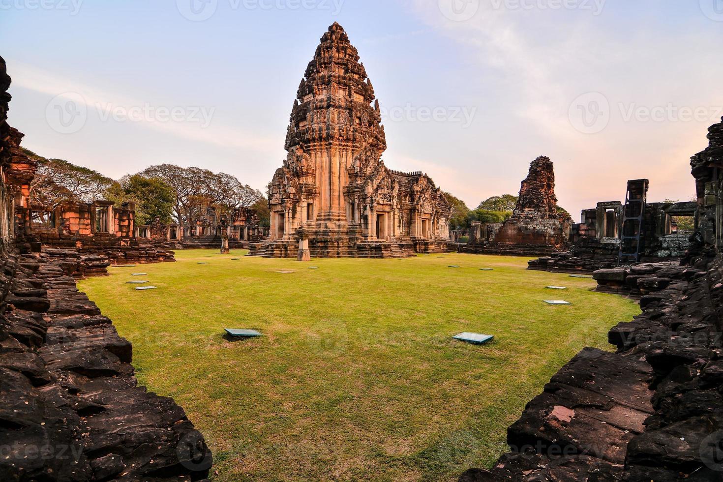 Ancient Buddhist temple in East Asia photo
