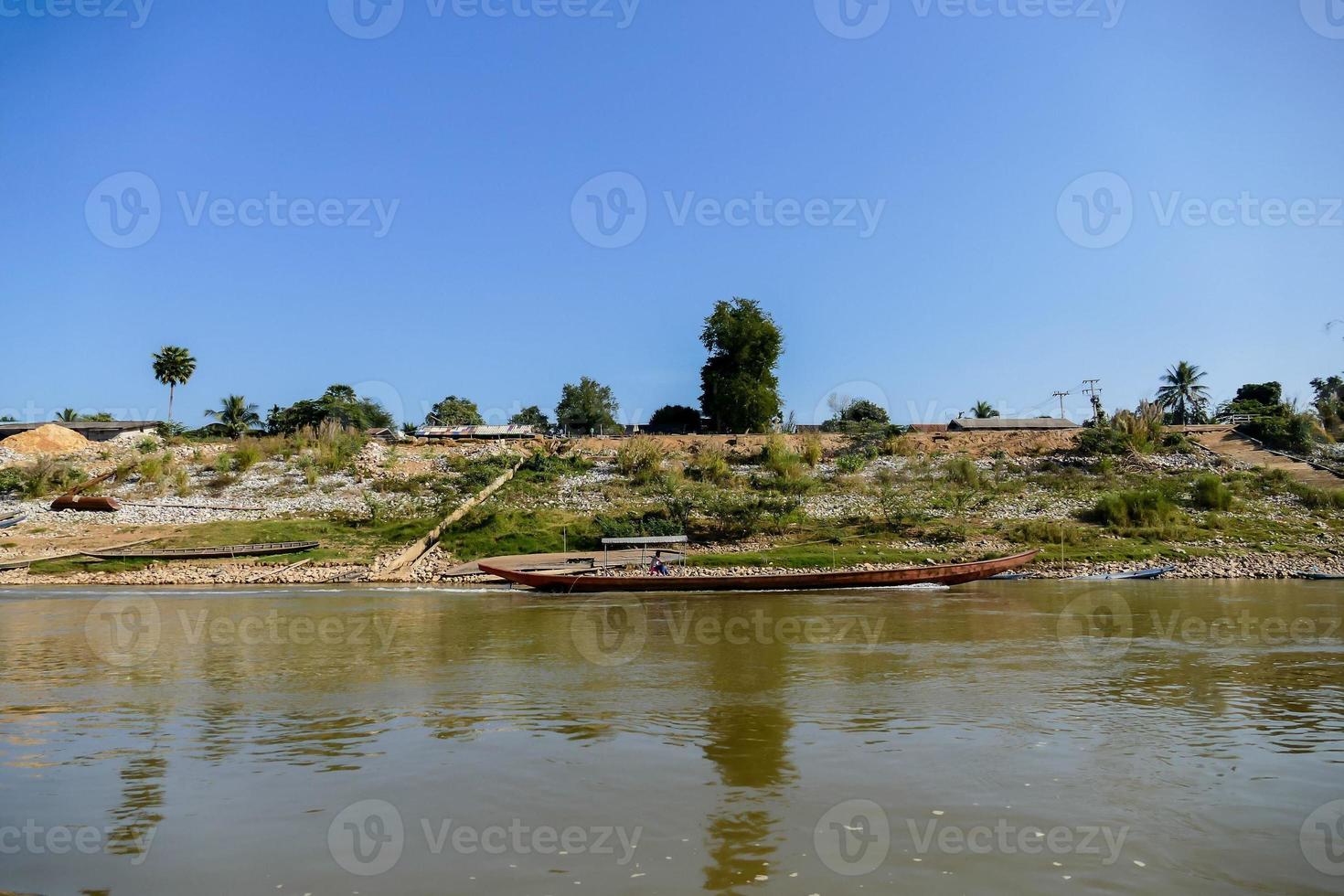 Rural landscape in East Asia photo