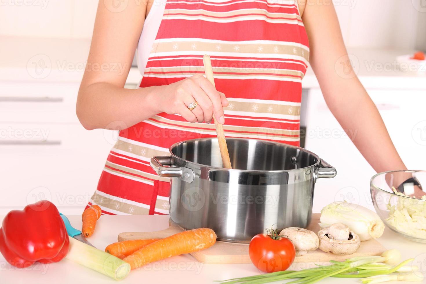 Kitchen food preparations photo