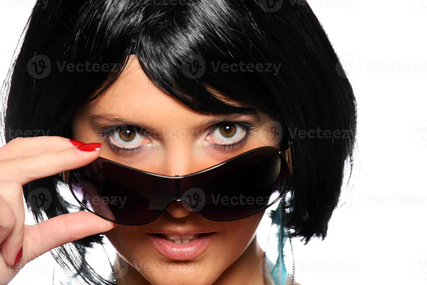 Sexy woman in sunglasses photo
