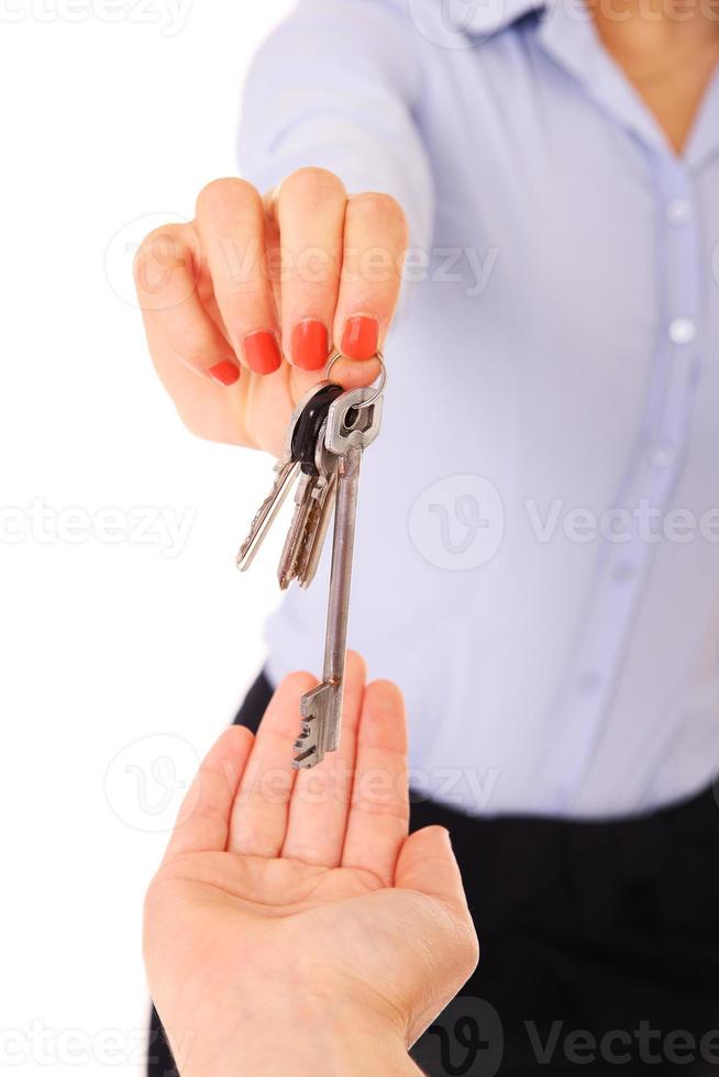 Let's sell it. Transaction with keys photo