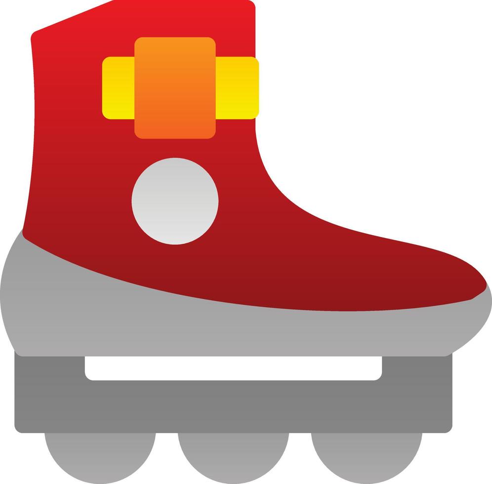 Roller Skating Vector Icon Design