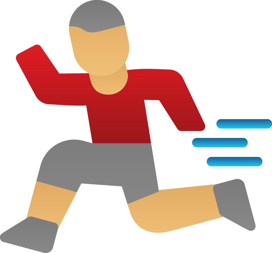 diseño de icono de vector de atletismo