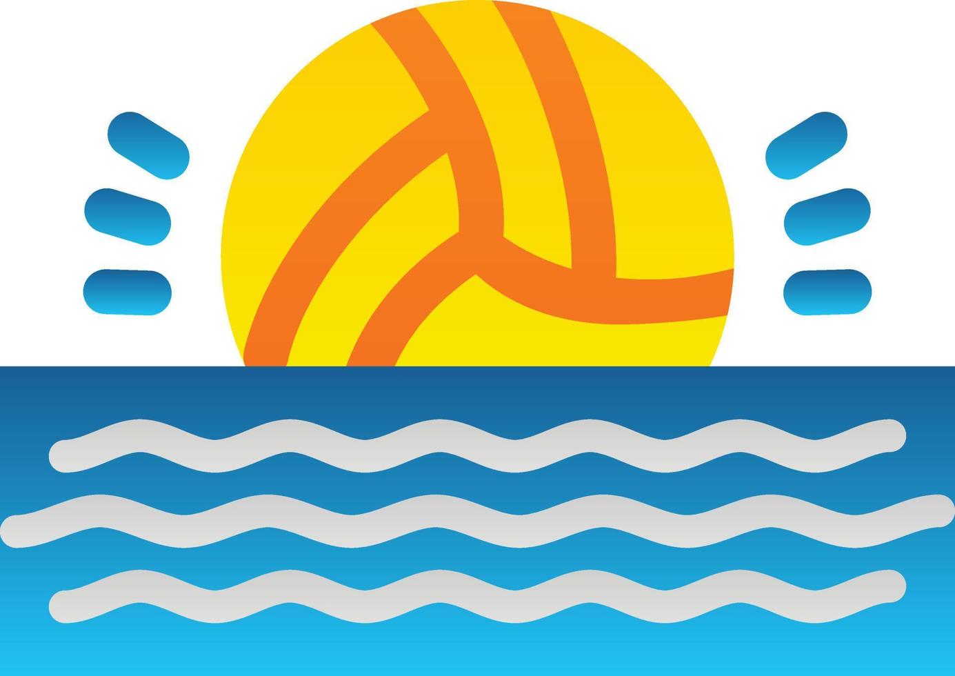 Waterpolo Vector Icon Design