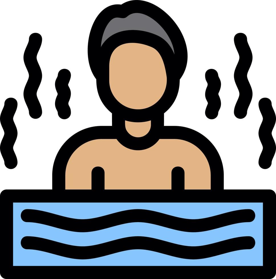 diseño de icono de vector de sauna