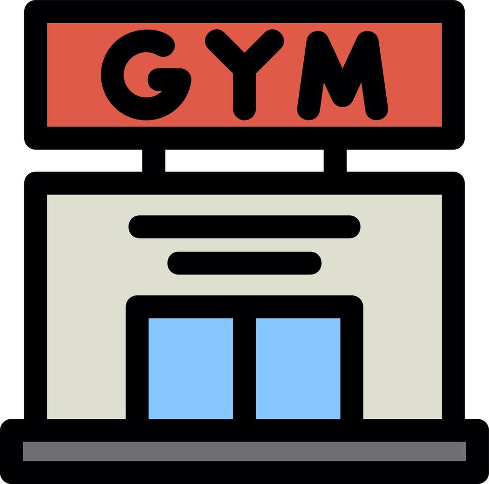 Gym Vector Icon Design