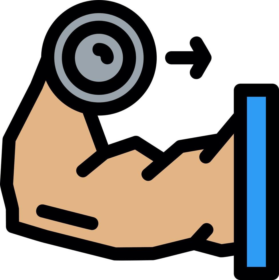 Weightlifter Vector Icon Design