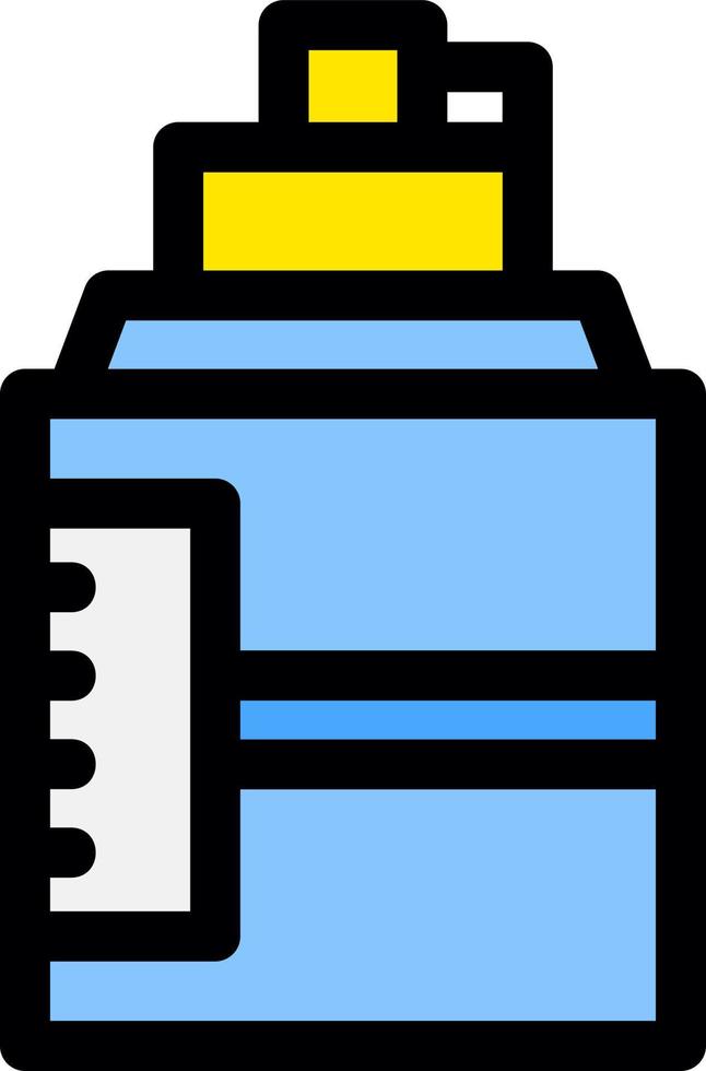 Water Bottle Vector Icon Design