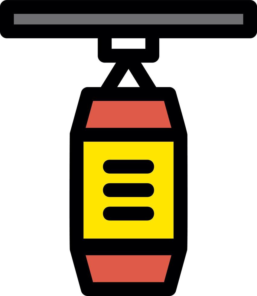 Boxing Bag Vector Icon Design