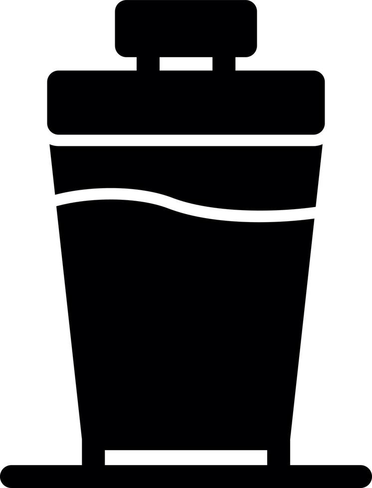 Protein Shake Vector Icon Design