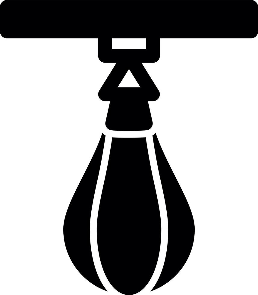 Punching Ball Vector Icon Design