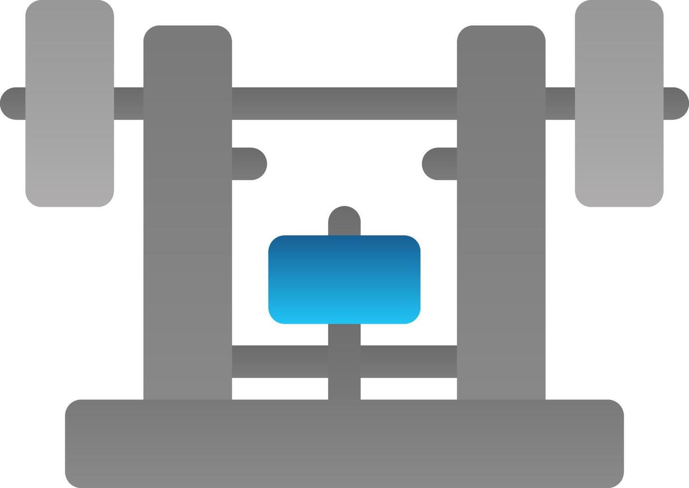 Bench Press Vector Icon Design