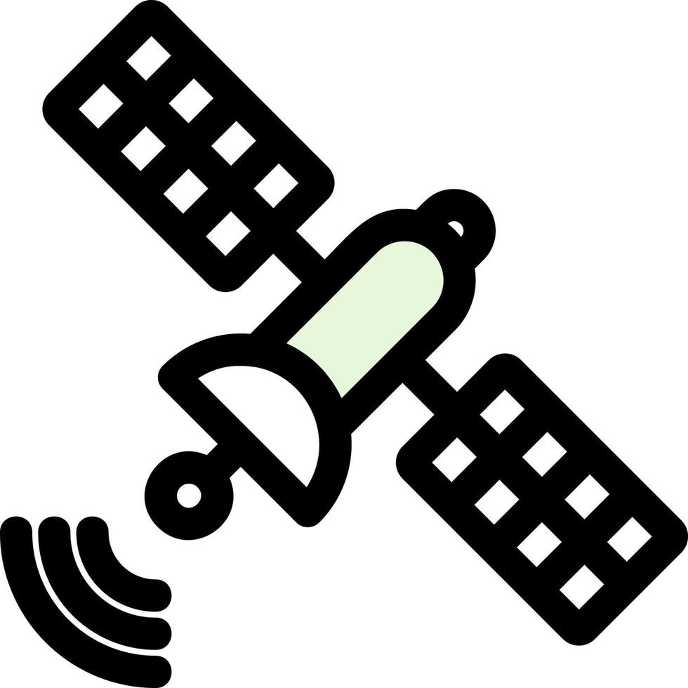 Satellite Glyph Icon vector
