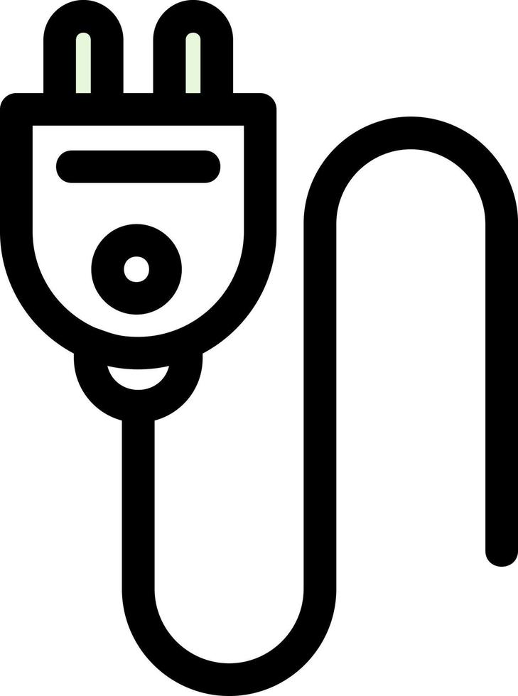 Plug Glyph Icon vector