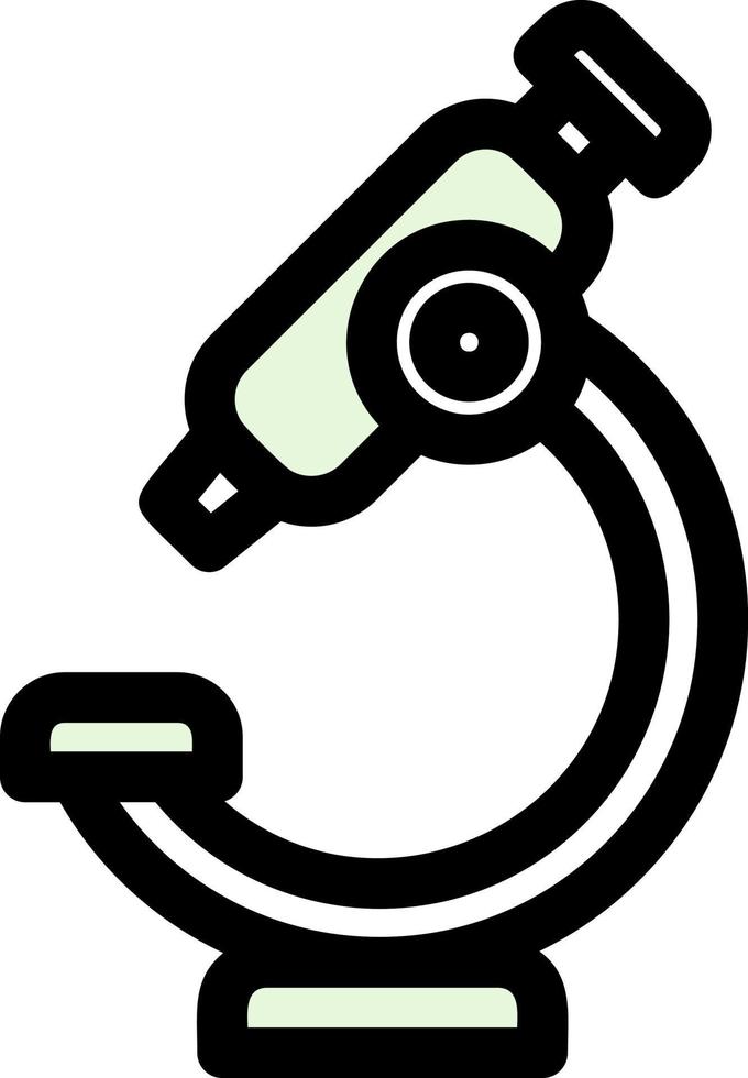 Microscope Glyph Icon vector