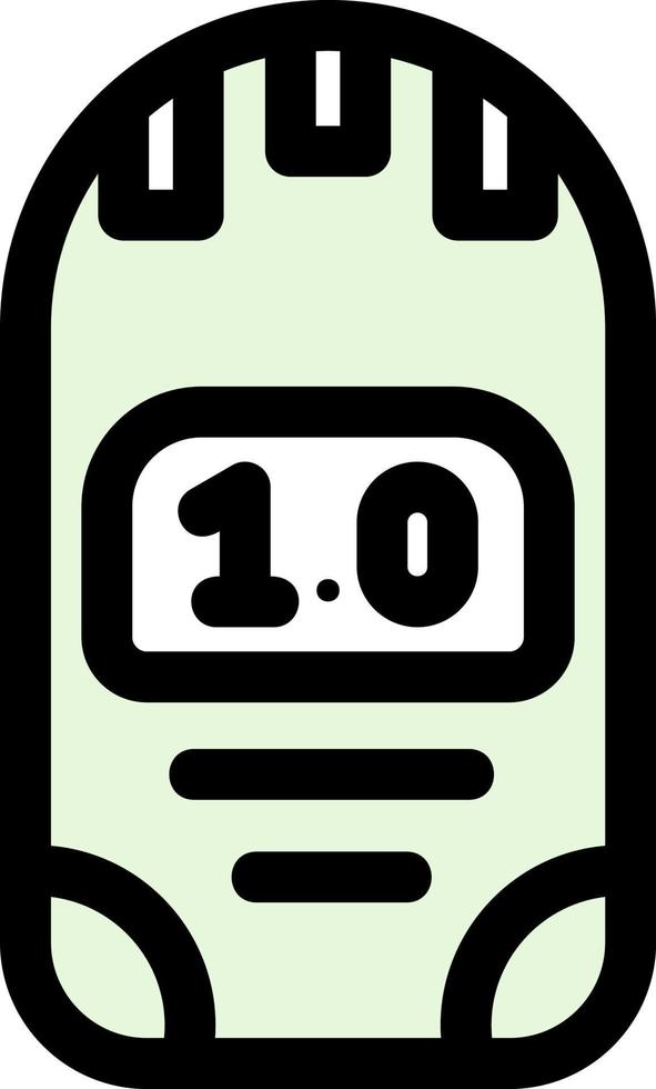 Dosimeter Glyph Icon vector