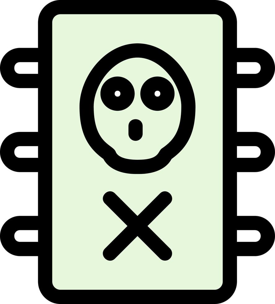 icono de glifo de residuos tóxicos vector