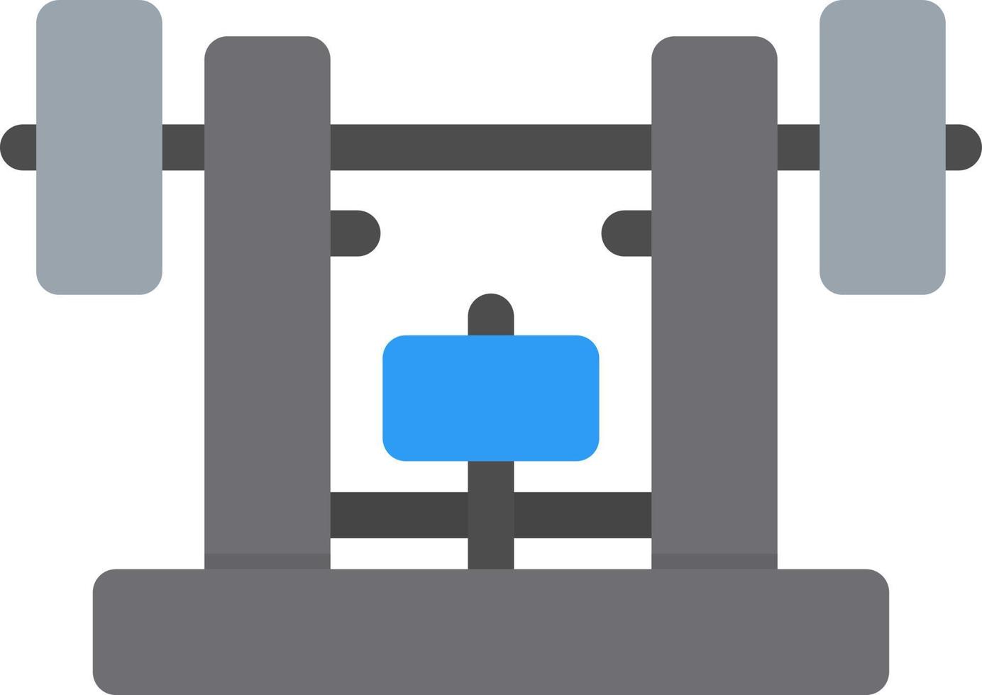 Bench Press Vector Icon Design