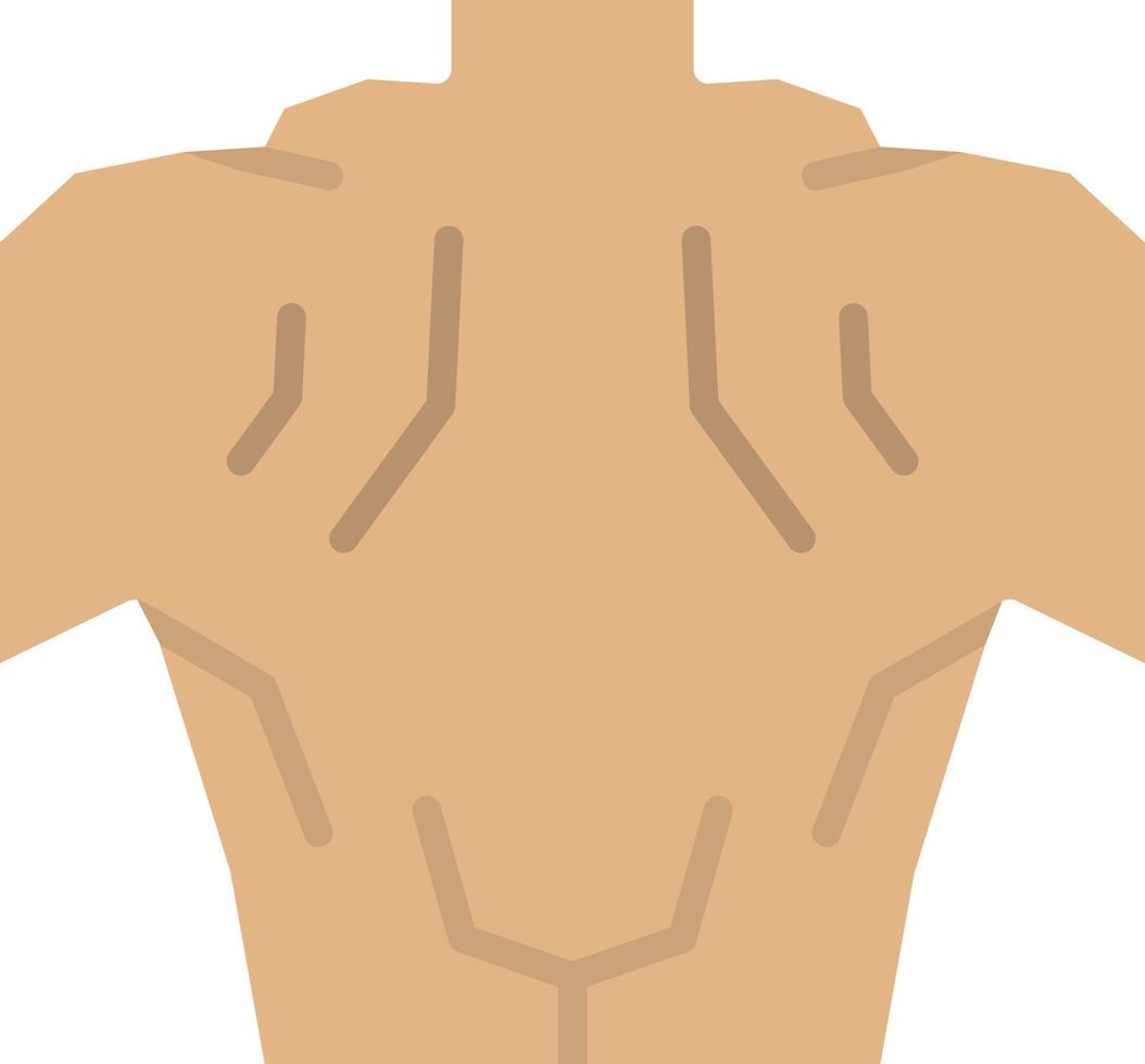 Back Muscle Vector Icon Design