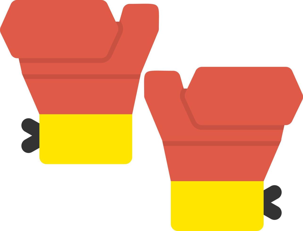 Boxing Gloves Vector Icon Design