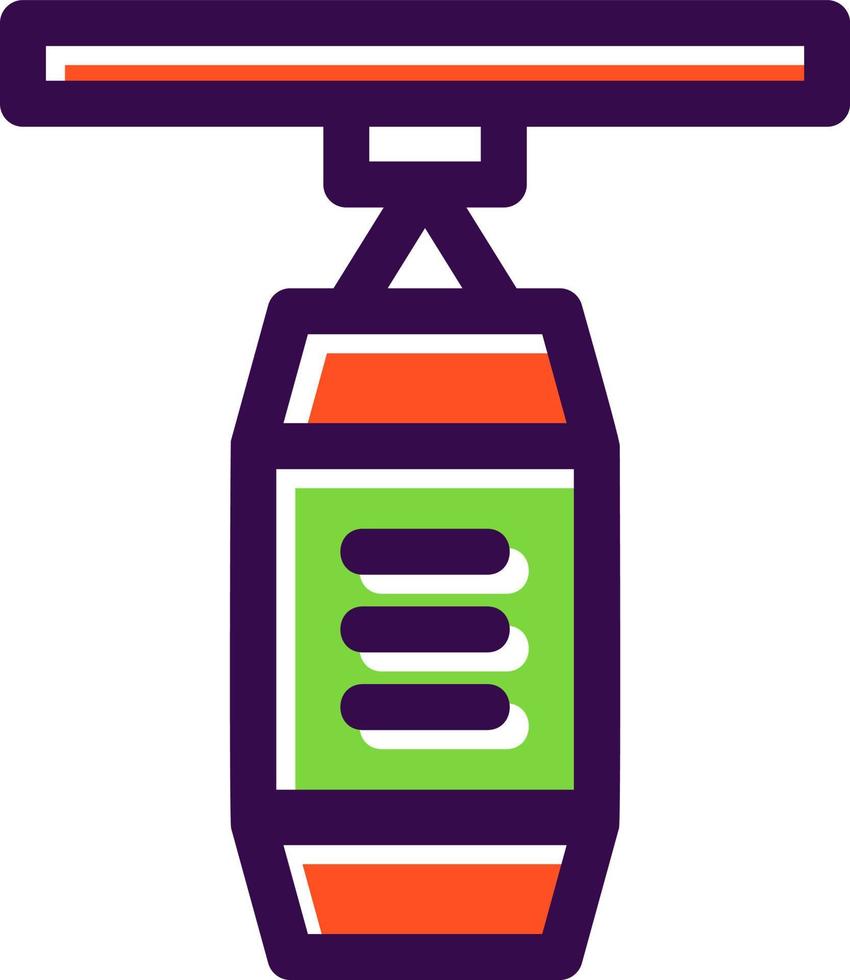 Boxing Bag Vector Icon Design