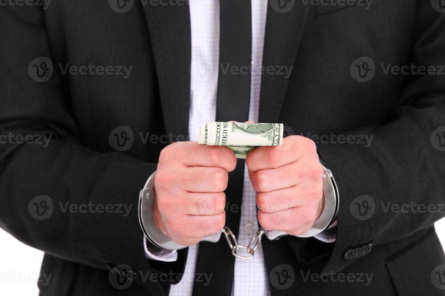 Business corruption concept photo