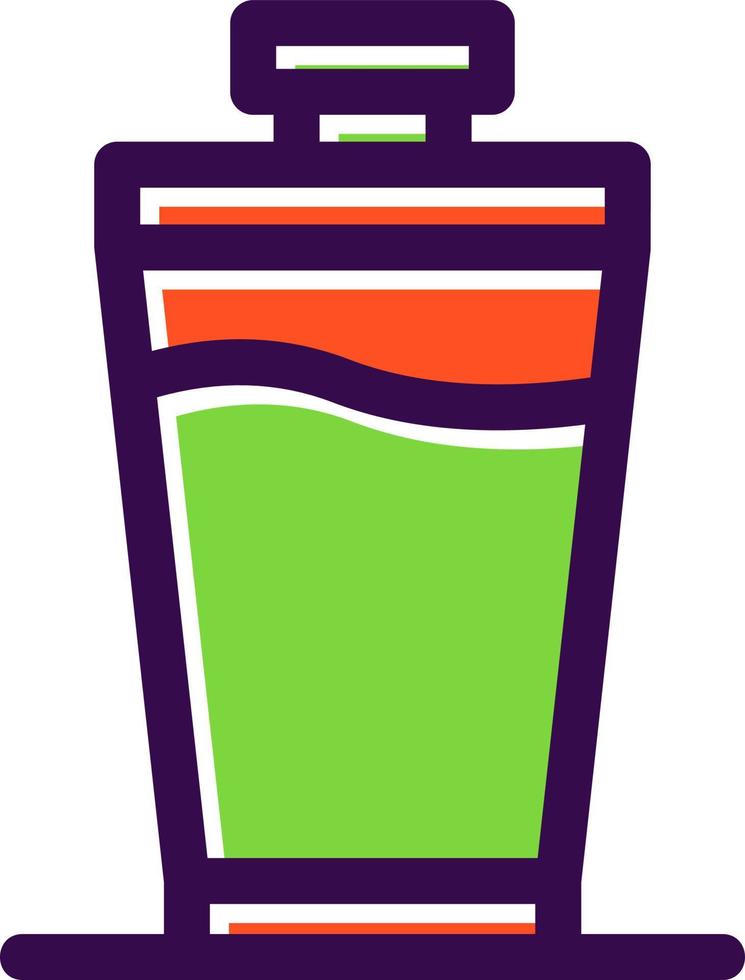 Protein Shake Vector Icon Design