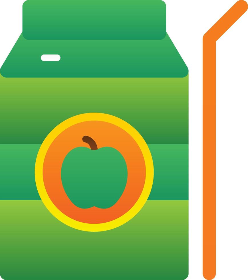 Apple Juice Vector Icon Design