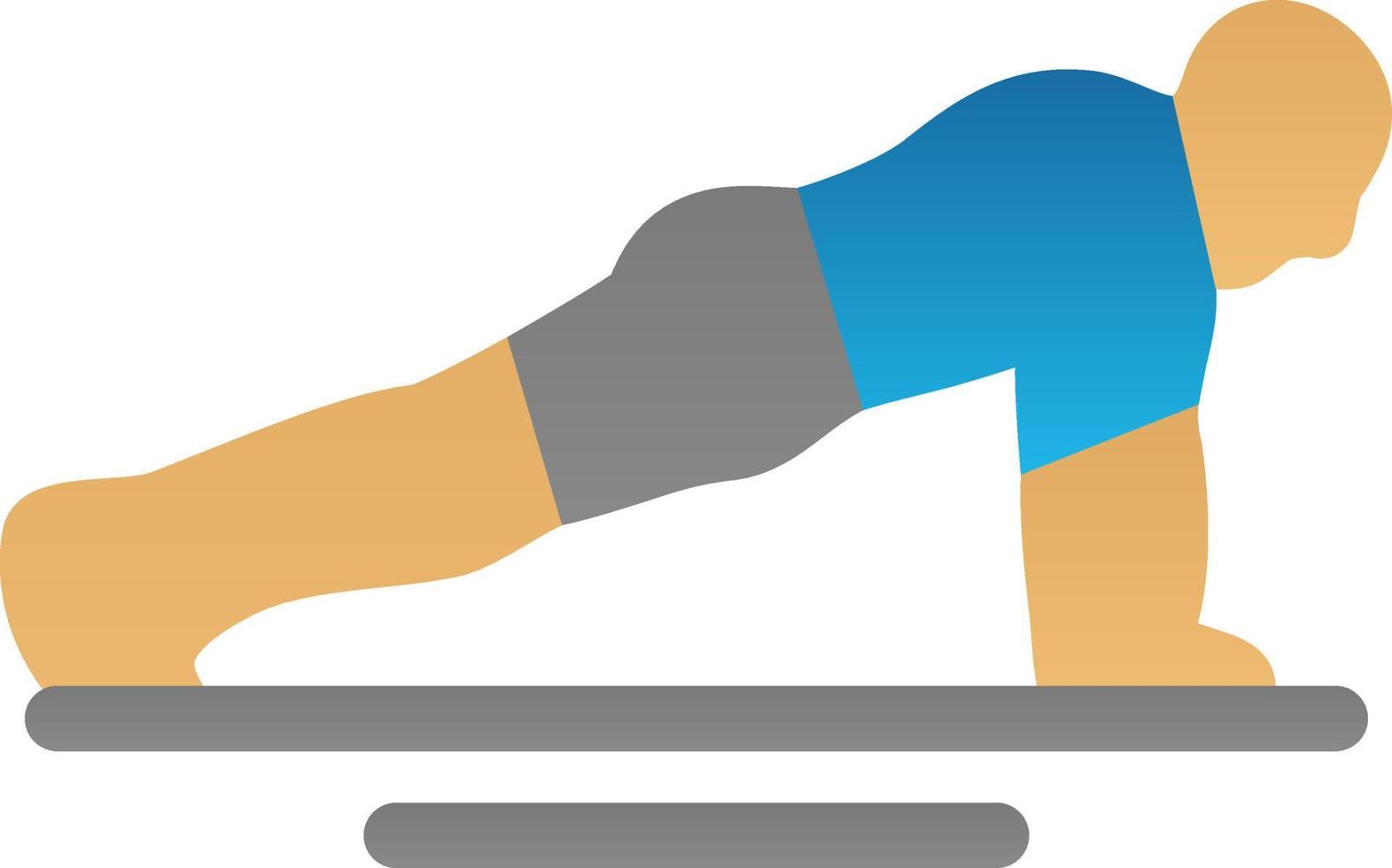 Push Ups Vector Icon Design