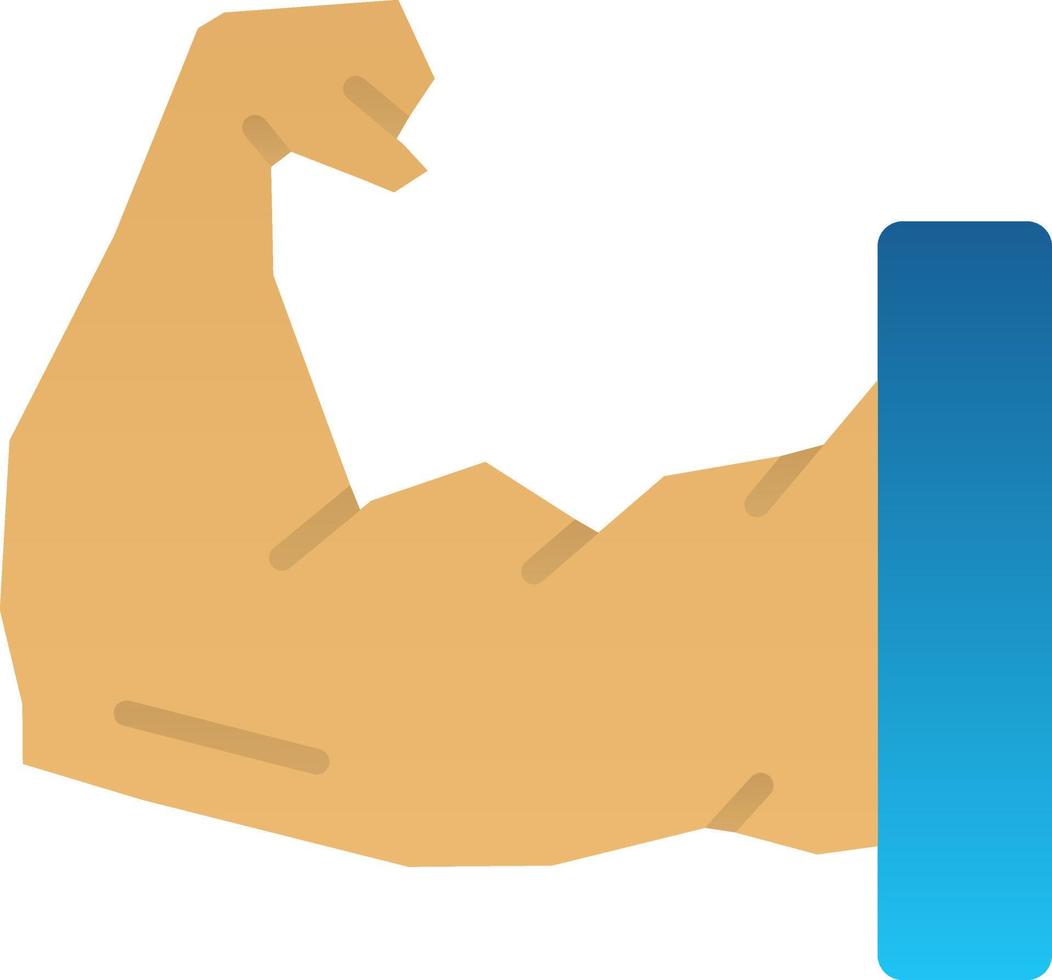 Arm Muscle Vector Icon Design