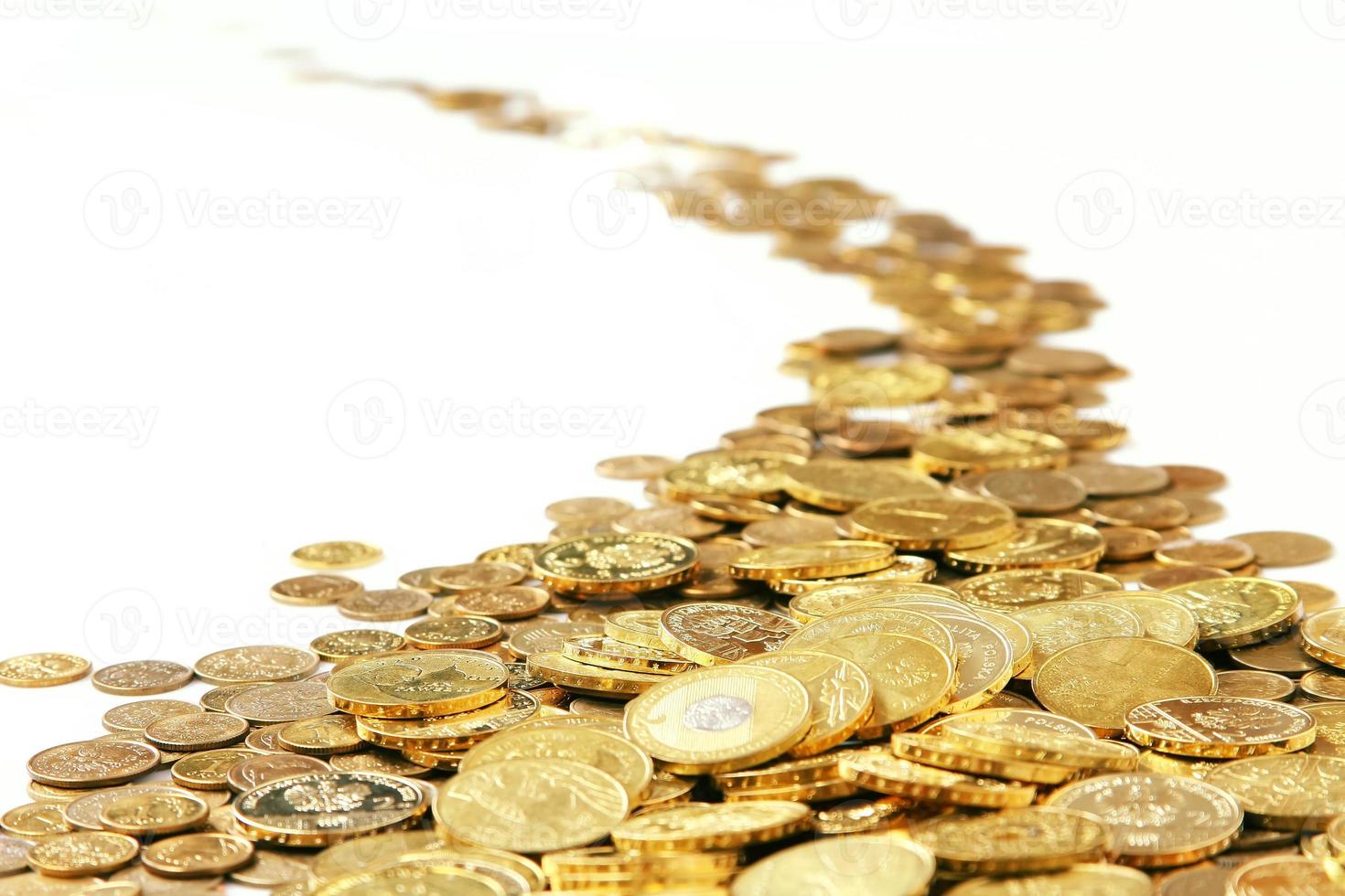 gold coins close-up photo