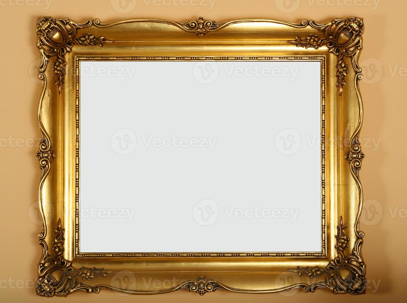 gold picture frame photo
