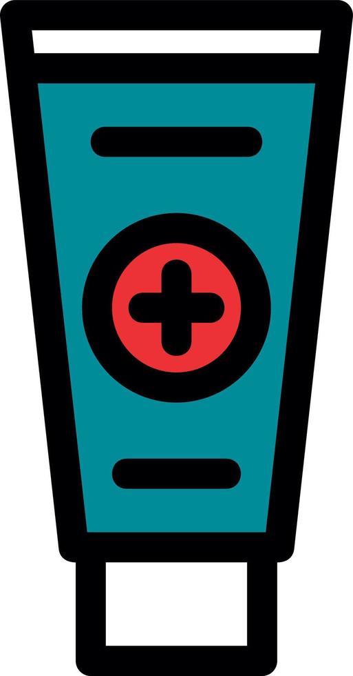 Ointment Tube Vector Icon Design