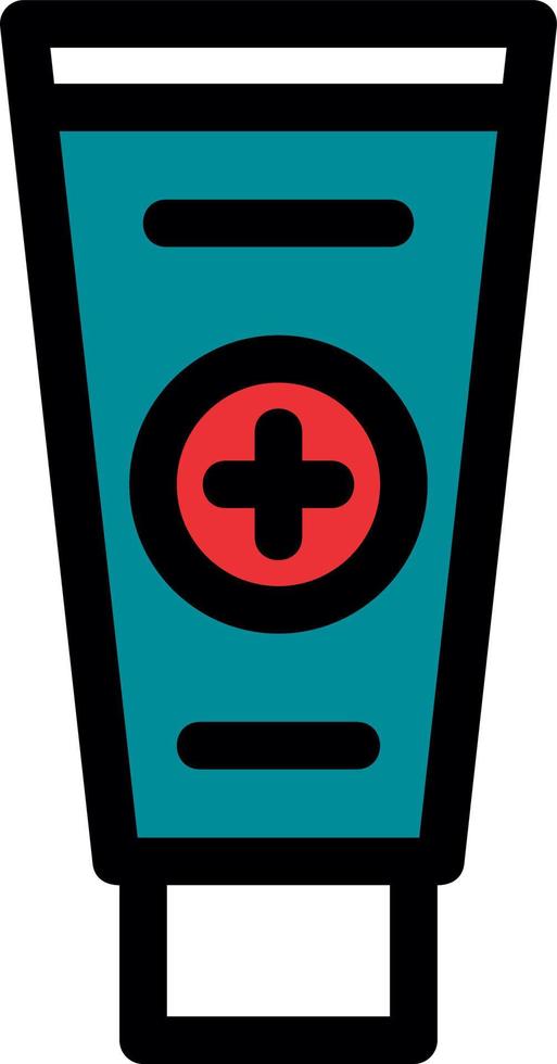 Ointment Tube Vector Icon Design